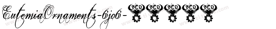 EutemiaOrnaments-6jo6字体转换