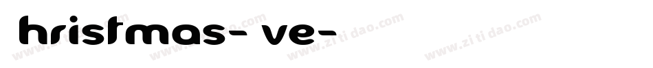 Christmas-Eve字体转换