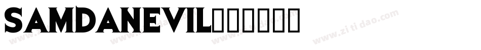SamdanEvil字体转换