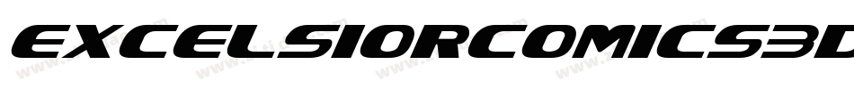 ExcelsiorComics3DRegular-pXJd字体转换