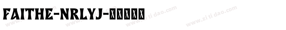 Faithe-nRLYJ字体转换