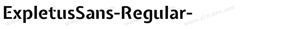 ExpletusSans-Regular字体转换