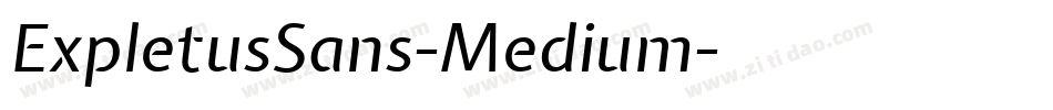 ExpletusSans-Medium字体转换
