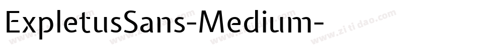 ExpletusSans-Medium字体转换