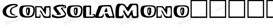 ConsolaMono字体转换