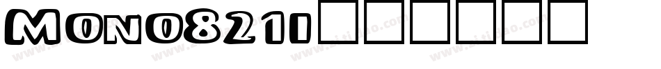 Mono821i字体转换