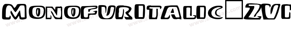 MonofurItalic-ZVKnJ字体转换