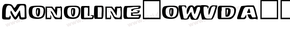 Monoline-owvda字体转换