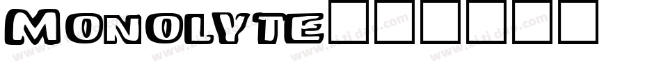 Monolyte字体转换
