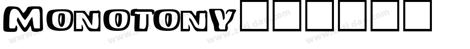 Monotony字体转换