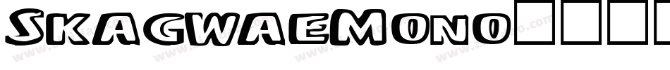 SkagwaeMono字体转换