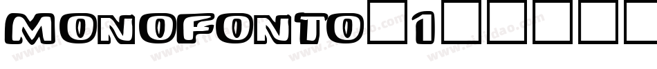 monofonto-1字体转换