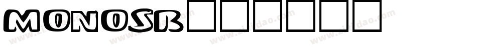 monosb字体转换