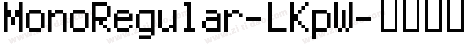 MonoRegular-LKpW字体转换