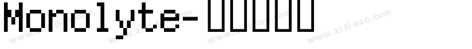 Monolyte字体转换