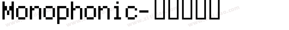 Monophonic字体转换