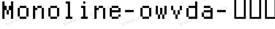 Monoline-owvda字体转换