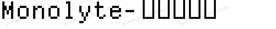 Monolyte字体转换