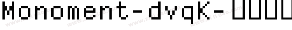 Monoment-dvqK字体转换