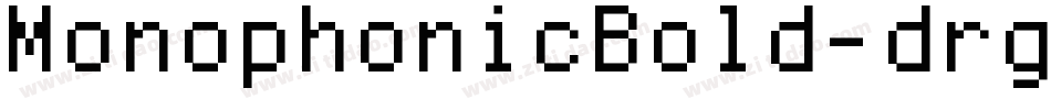 MonophonicBold-drgE字体转换
