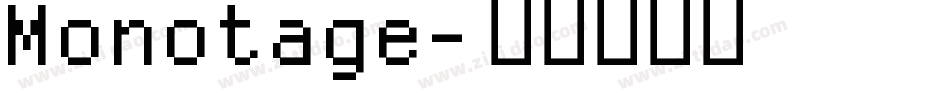 Monotage字体转换
