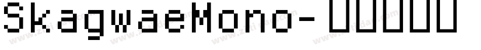 SkagwaeMono字体转换