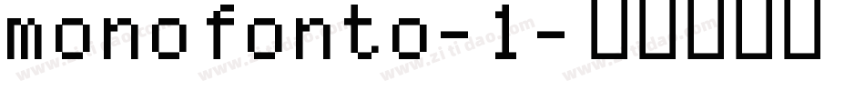 monofonto-1字体转换