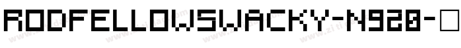 RodfellowsWacky-n920字体转换