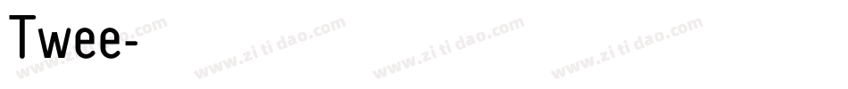 Twee字体转换