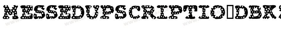 MessedUpScriptio-dBKZ字体转换