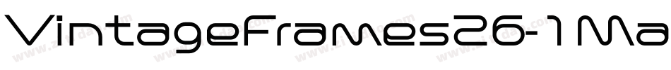 VintageFrames26-1MaB字体转换