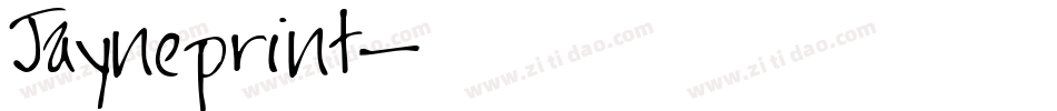 Jayneprint字体转换