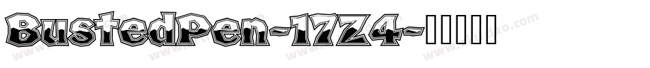BustedPen-17Z4字体转换