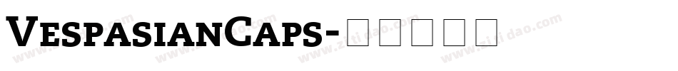 VespasianCaps字体转换
