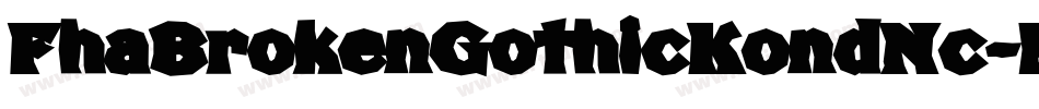 FhaBrokenGothicKondNc-MM9p字体转换