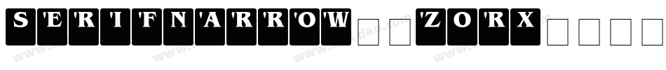 SerifNarrow-3zOrX字体转换