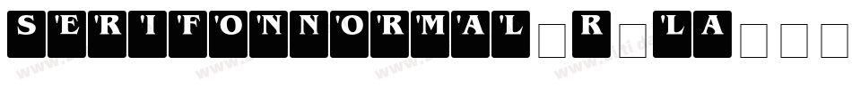 SerifonNormal-R9lA字体转换
