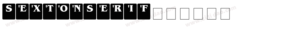 SextonSerif字体转换