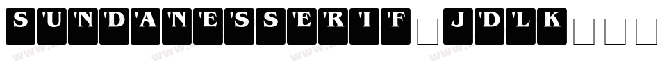 SundanesSerif-JdlK字体转换