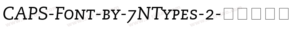 CAPS-Font-by-7NTypes-2字体转换