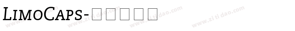 LimoCaps字体转换