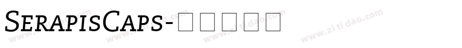 SerapisCaps字体转换
