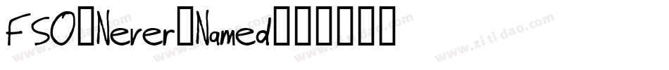 FSO-Never-Named字体转换