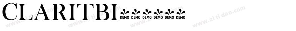 CLARITBI字体转换