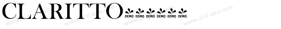 CLARITTO字体转换