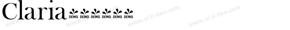 Claria字体转换