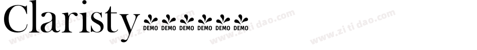 Claristy字体转换