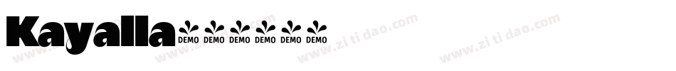 Kayalla字体转换