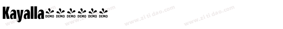 Kayalla字体转换