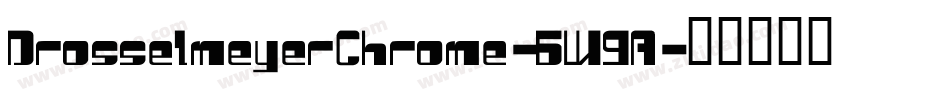 DrosselmeyerChrome-6W9A字体转换